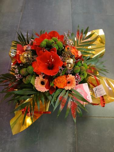 Réalisations compositions florales de Noël